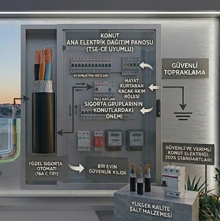 Sigorta Gruplarının Konutlardaki Önemi: Elektrikte Güvenliğin Kilidi