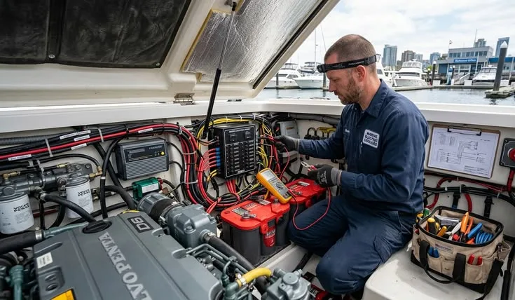 Tekne, Yat ve Marina Bakım Atölyelerinde Elektrik Tesisatı